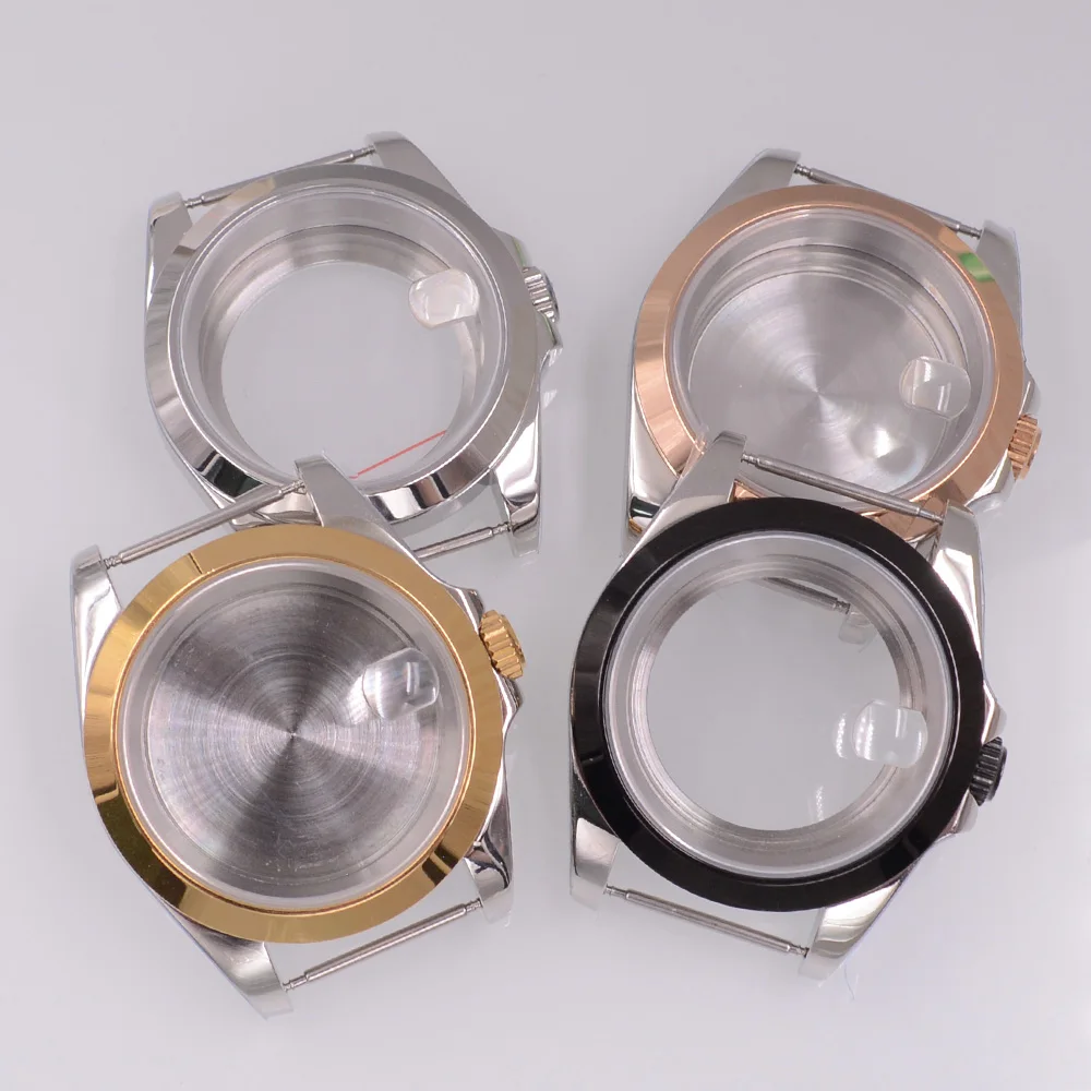 

Корпус часов из сапфирового стекла 40 мм подходит для NH34 NH35 NH36 PT5000 ETA2824 ST2130, модификация деталей часов с механизмом