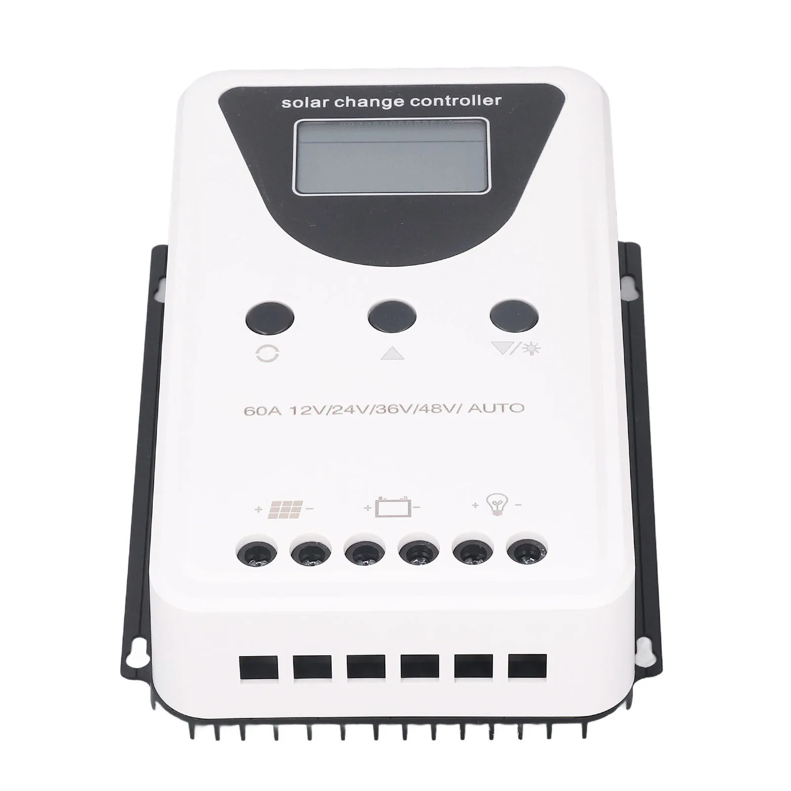 

Solar Charge Controller DC 12V/24V/36V/48V PWM Automatic Detection System Protection Safe Charging Solar Panel Regulator