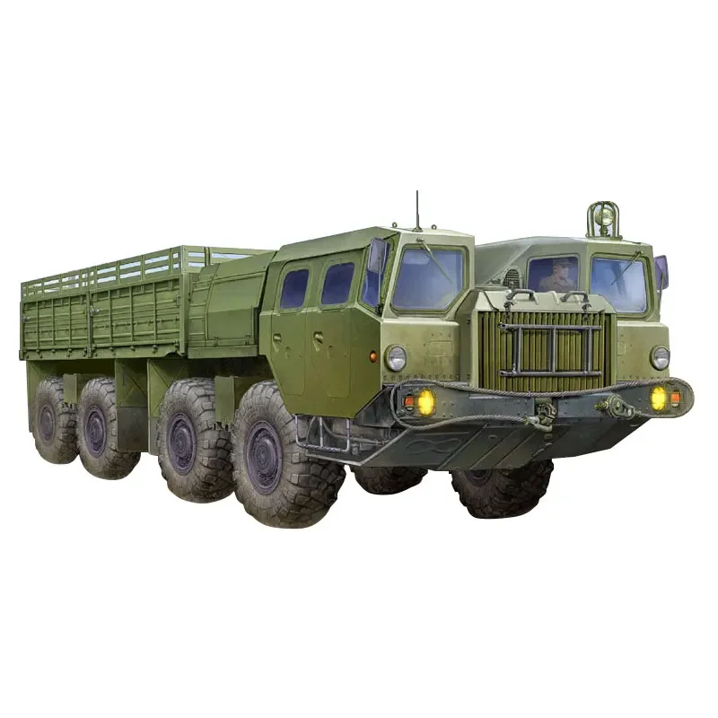 Trumpeter Assembled Truck Model Kit 01050 MAZ-7313 Heavy Transport Truck 1/35