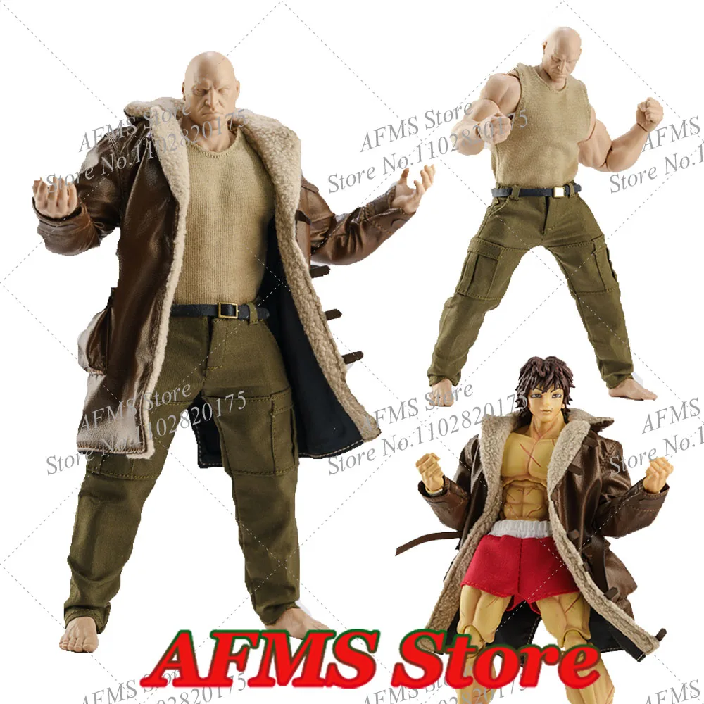 1/12 Scale Collectible Figure Fur Collar Coat Vest Tank Cargo Pants Fit 7" MUFF MacFarlane Strong muscles Action Figure Soldier