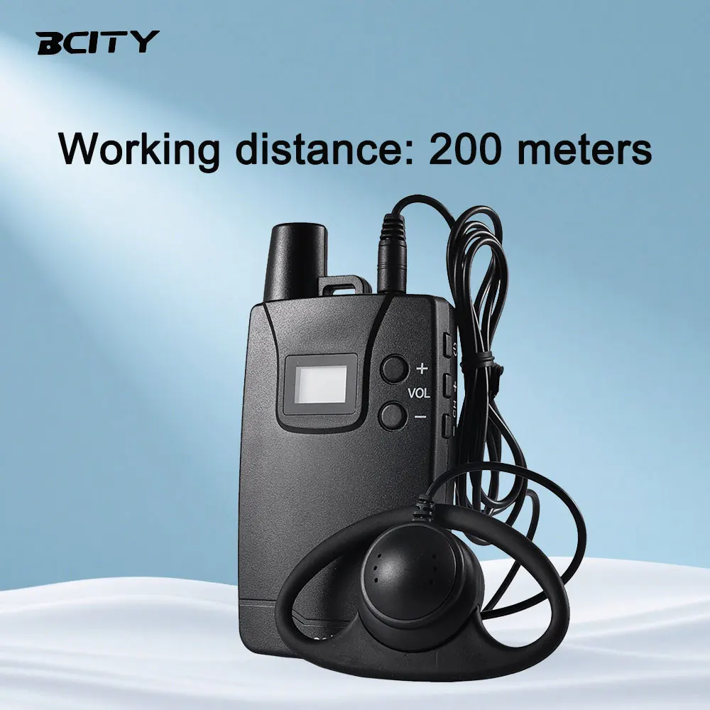 AA Battery 916R Tour Guide System Replaceable AA Battery Design, Unlimited Runtime, Ideal for Tours, Classes, Conferences