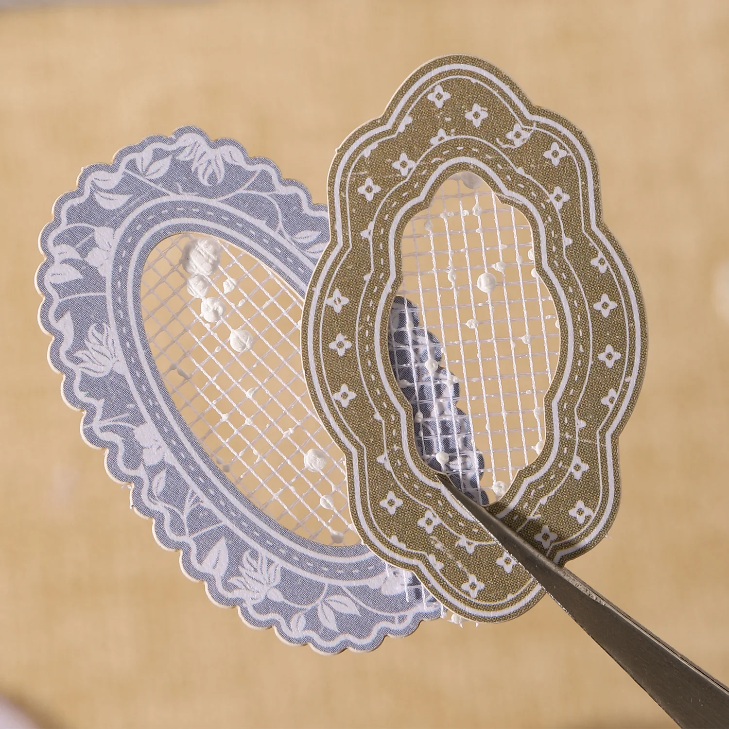 Frame Collection Series Vintage Hollow Border Landscape Sticker Creative DIY Journal Material Collage Stationery
