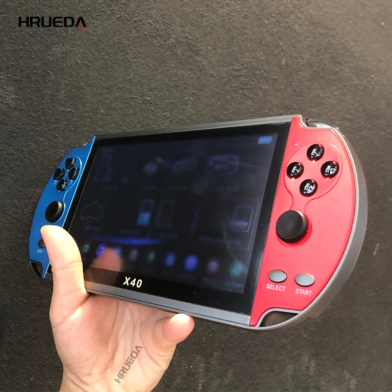 X40 Handheld Game Console 7.1 Inch Built-in 16G Double Rocker Portable FC Retro PSP Double Video Game Console 10000 Games