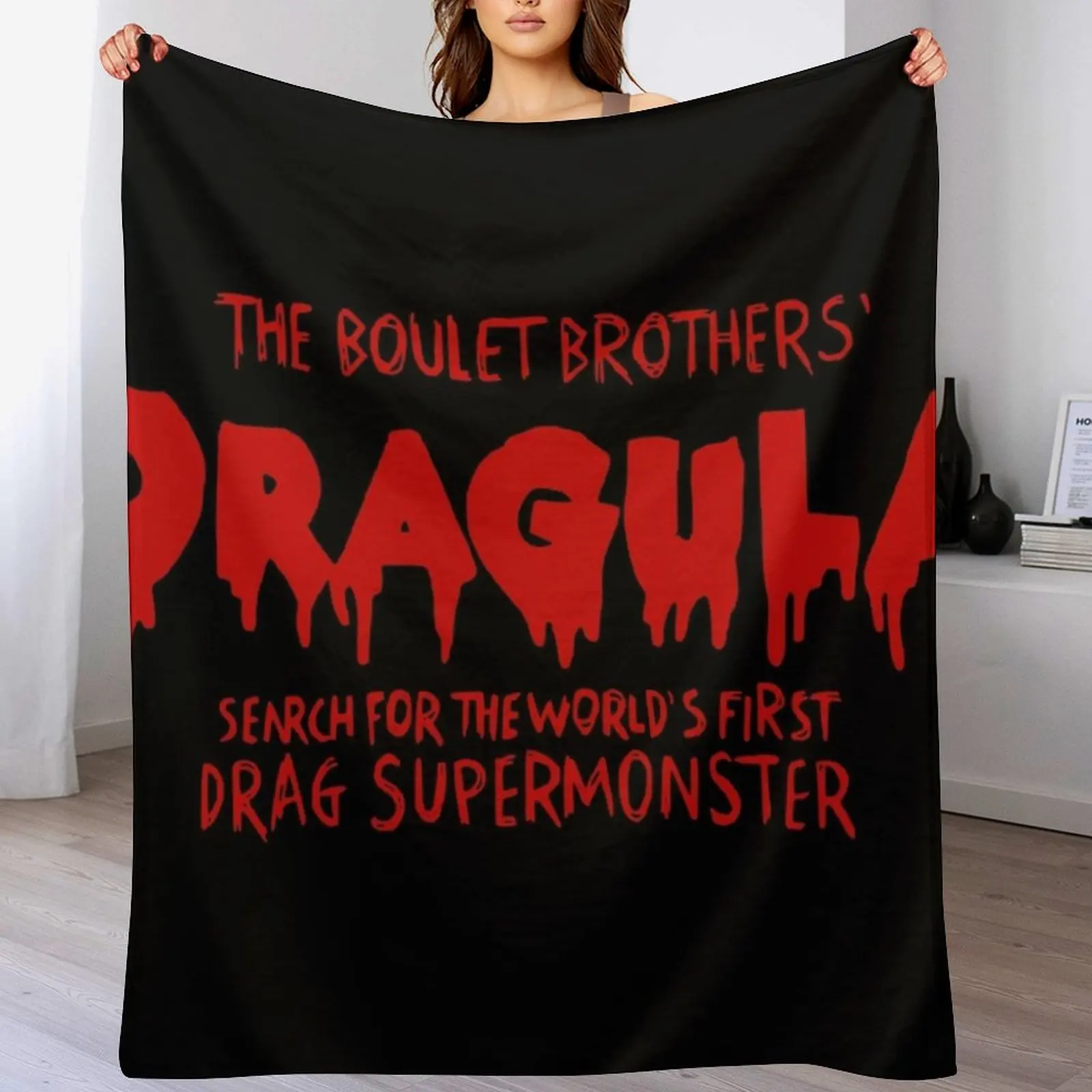 

Boulet Brothers' Dragula Throw Blanket Beautifuls Plaid Summer Beddings Nap Blankets