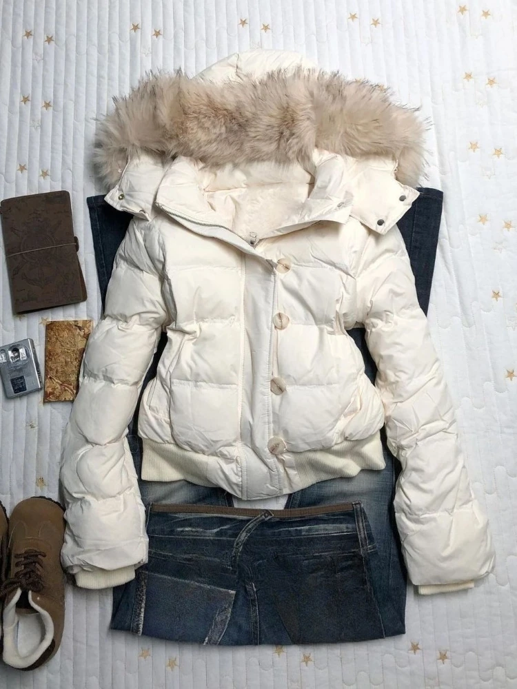 

Винтажное женское пальто с капюшоном из искусственного меха в американском стиле, осень-зима, повседневное пальто с длинными рукавами, верхняя одежда, модная теплая куртка, шикарная верхняя одежда