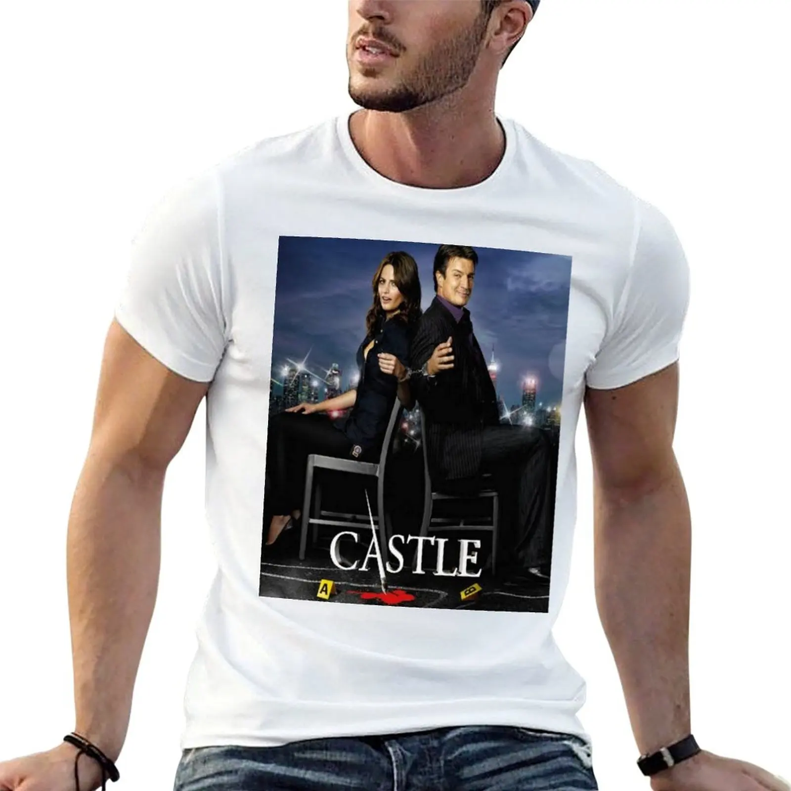 Castle and Beckett T-Shirt Casual Trendy Short Sleeve T-Shirt