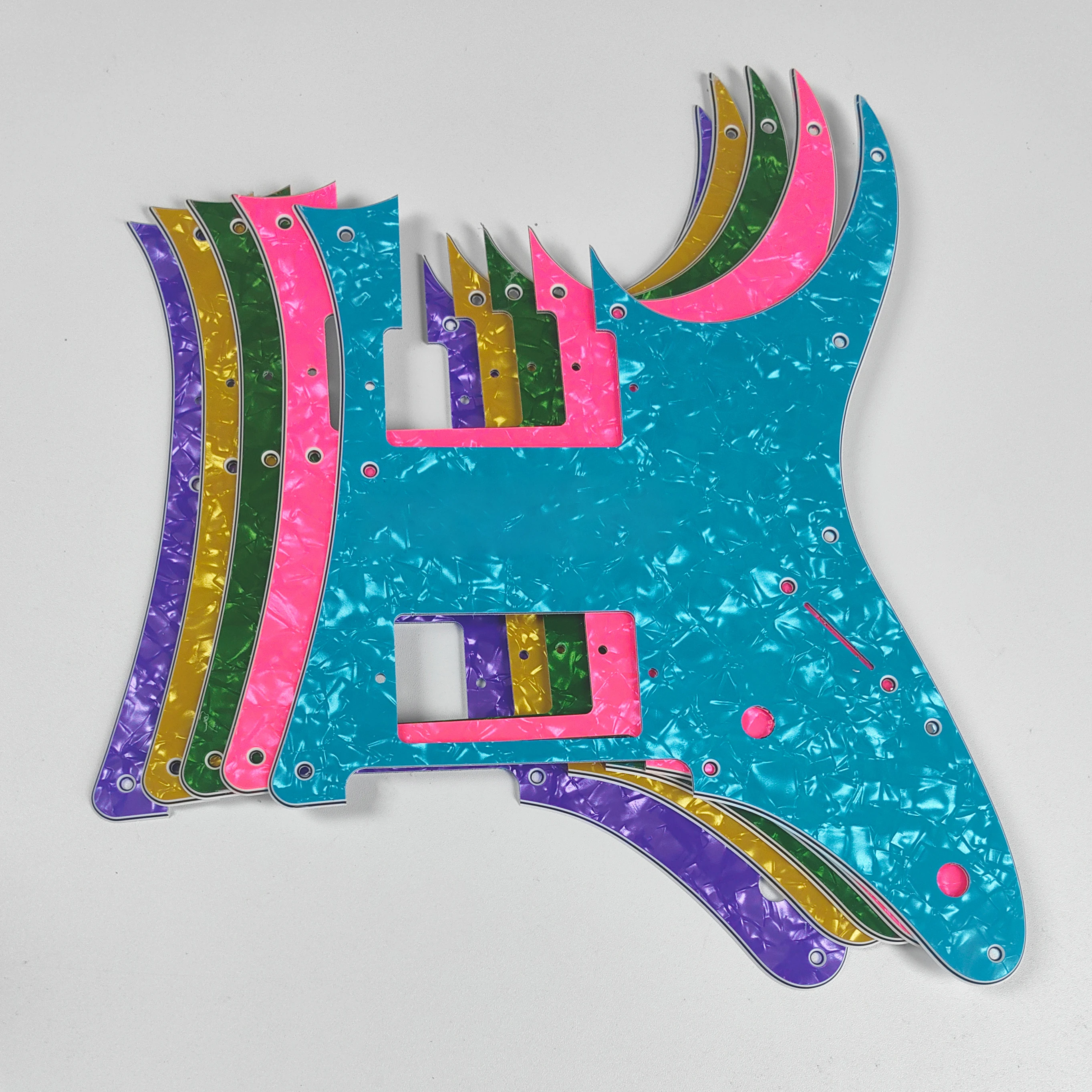 Xinyue  Custom Guitar Parts - For MIJ 2550Z HH Pickups Strat Guitar Pickguard Cratch Plate Multicolor Choice #1