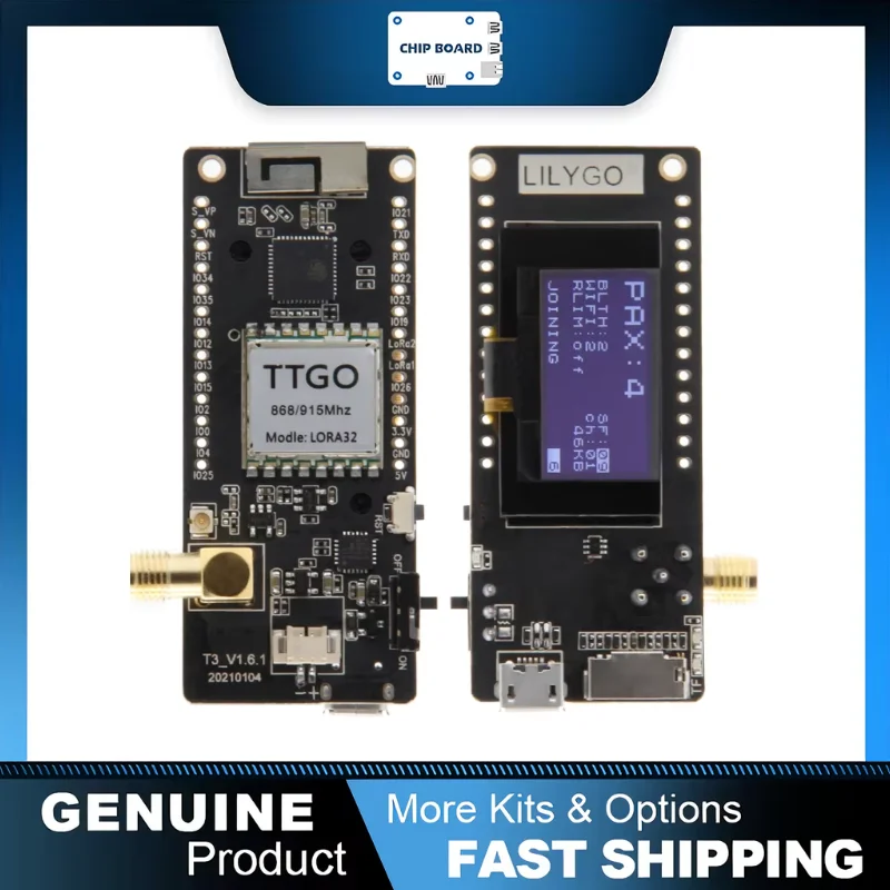 

Модуль LoRa32 V2.1_1.6 версии 433/868/915 МГц ESP32 LoRa с OLED-дисплеем 0.96 дюйма, поддержкой SD-карт, Bluetooth, Wi-Fi, беспроводной модуль ESP-32 SMA