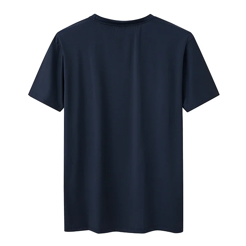 Summer Oversized T Shirt  for Men Big Size 7XL 110-175kg Quick Drying T-shirt Fitness Running Round Neck Short Sleeve Tops