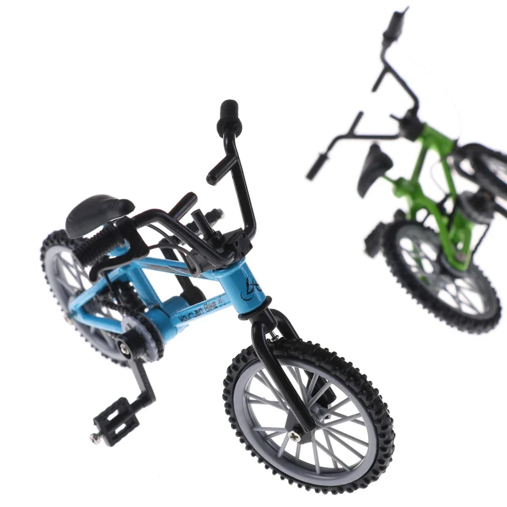 1 PCS Finger Bmx Bike Toys for Boys Mini Bike With Brake Rope Alloy bmx Functional Mountain Bicycle Model Toys for Children Gift