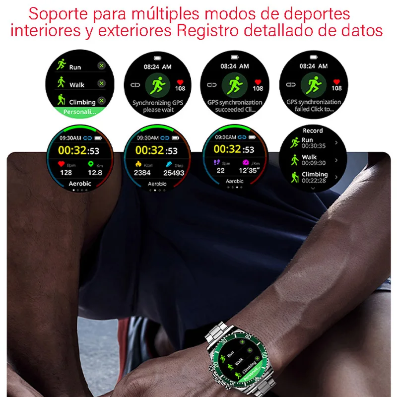 Smart Watch Men Multifunction Smartwatch 2022 Fitness Sports Waterproof Watches AW12 Steel Wrist Clock Bluetooth Call Connected