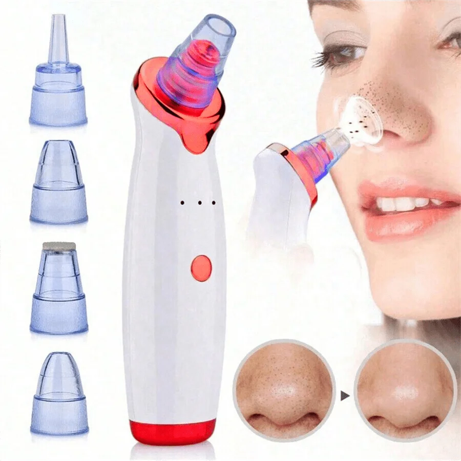 Aspirateur de points noirs pour le visage, nettoyeur électrique de boutons, aspiration des pores, aste par USB, subventionnement de l'eau, outil de livres qualifiée aux