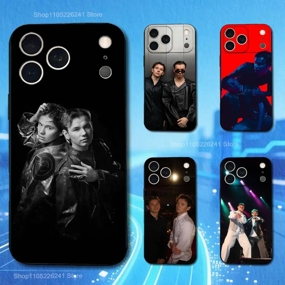 

M-Marcus And M-Martinus For iPhone 13,17,11,12,16,14,15,Plus,Pro Max,XS,X,XR,SE,Mini,8,7,Soft Silicone Black Phone Case