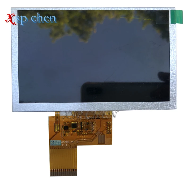 5inch 40pins HD LCD screen 800x480 rgb display LCD with touch screen for MP4 GPS replace it