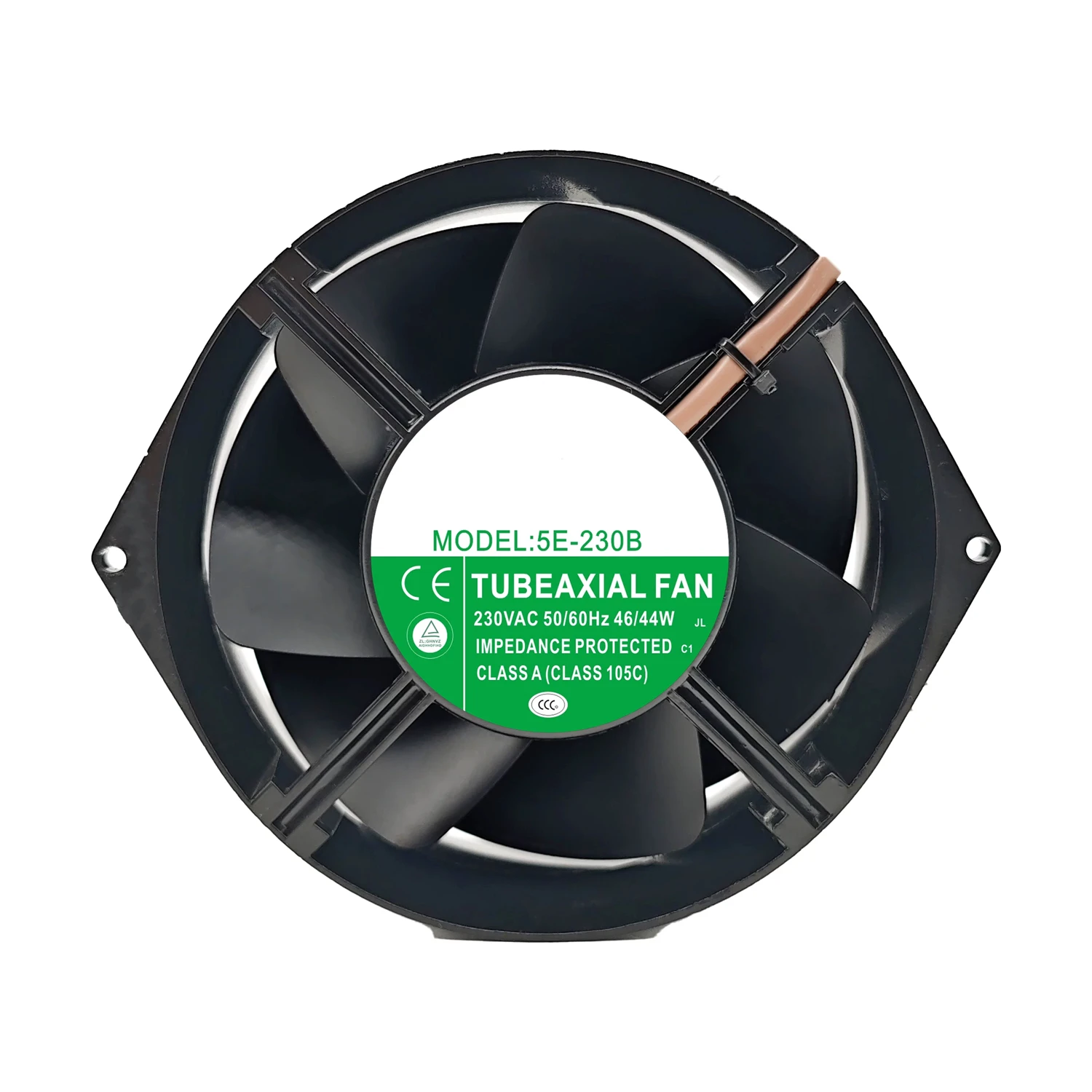5E-230B 230V 46/44W 17cm 17255 170mm*150mm*55mm Ball Bearing All-Metal High-Temperature Resistant Axial Cooling Fan