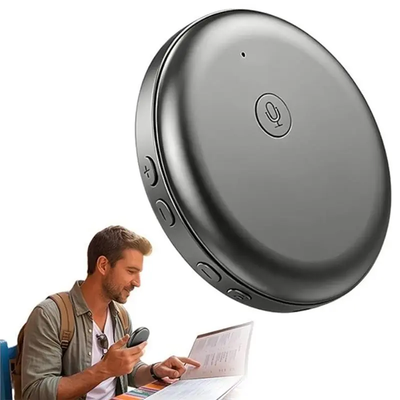 DTB7 Pocket AI Translator Device, Real-Time 165 Languages Voice Translation, Wearable Portable Language Translator for Business