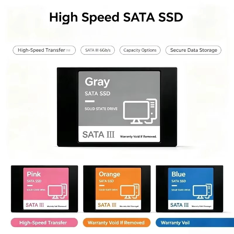 New Original 500GB 1TB 2TB 4TB 2.5 Inch SATA3 Internal SSD Solid State Drive Hard Disk for Laptop PC Desktop Pro Max Plus