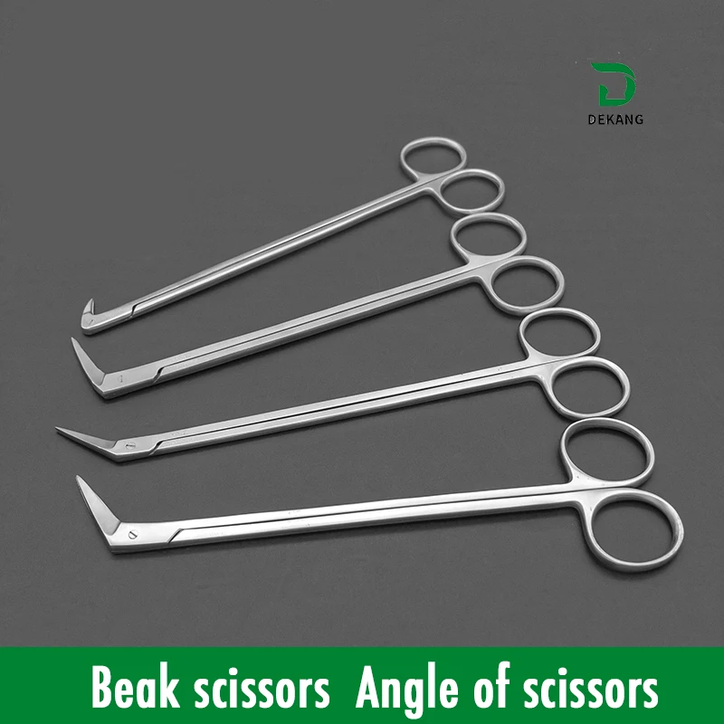 Stainless Steel Microscissors Beaks Potts  Vascular  Coronary Microscissors