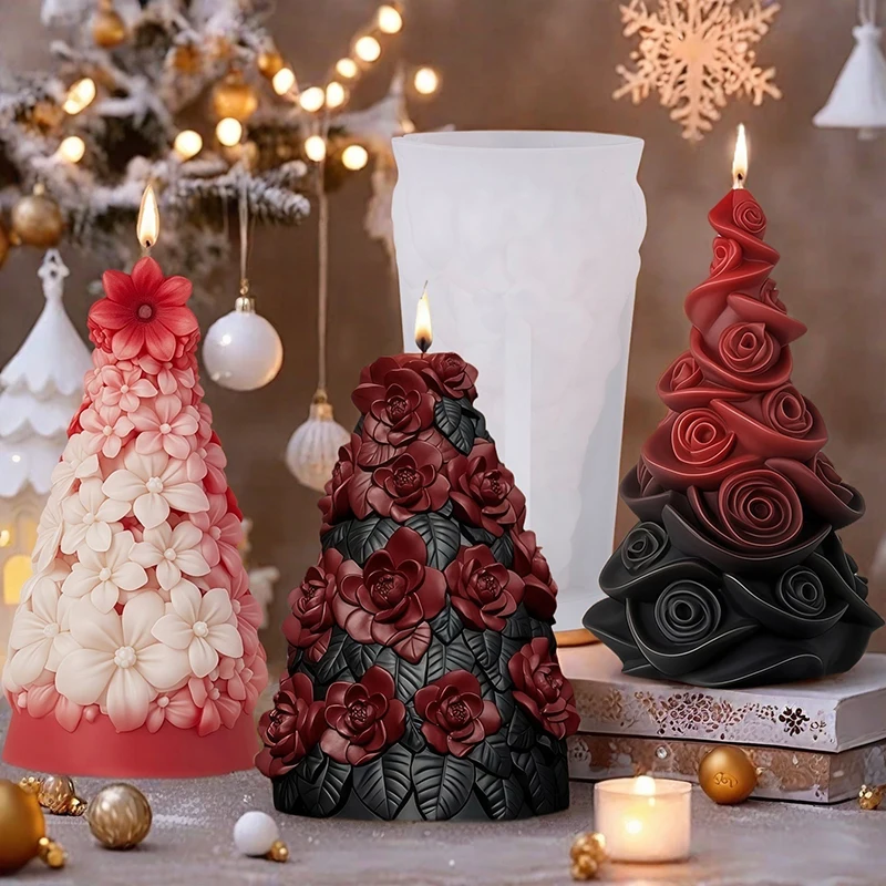 3D Christmas Tree Candle Silic - Candle Making Party review and price