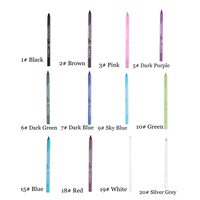 1Pcs New Long Lasting Eyeliner Pencil Colourful Pigment Waterproof White Color Eye Liner Pen Makeup Eye Beauty Cosmetics