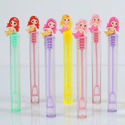 Mermaid Bubble Tube Soap Bottle Little Mermaid Birthday Party Decor Kids Wedding Baby Shower Party Gifts for Guests  Favors Toys