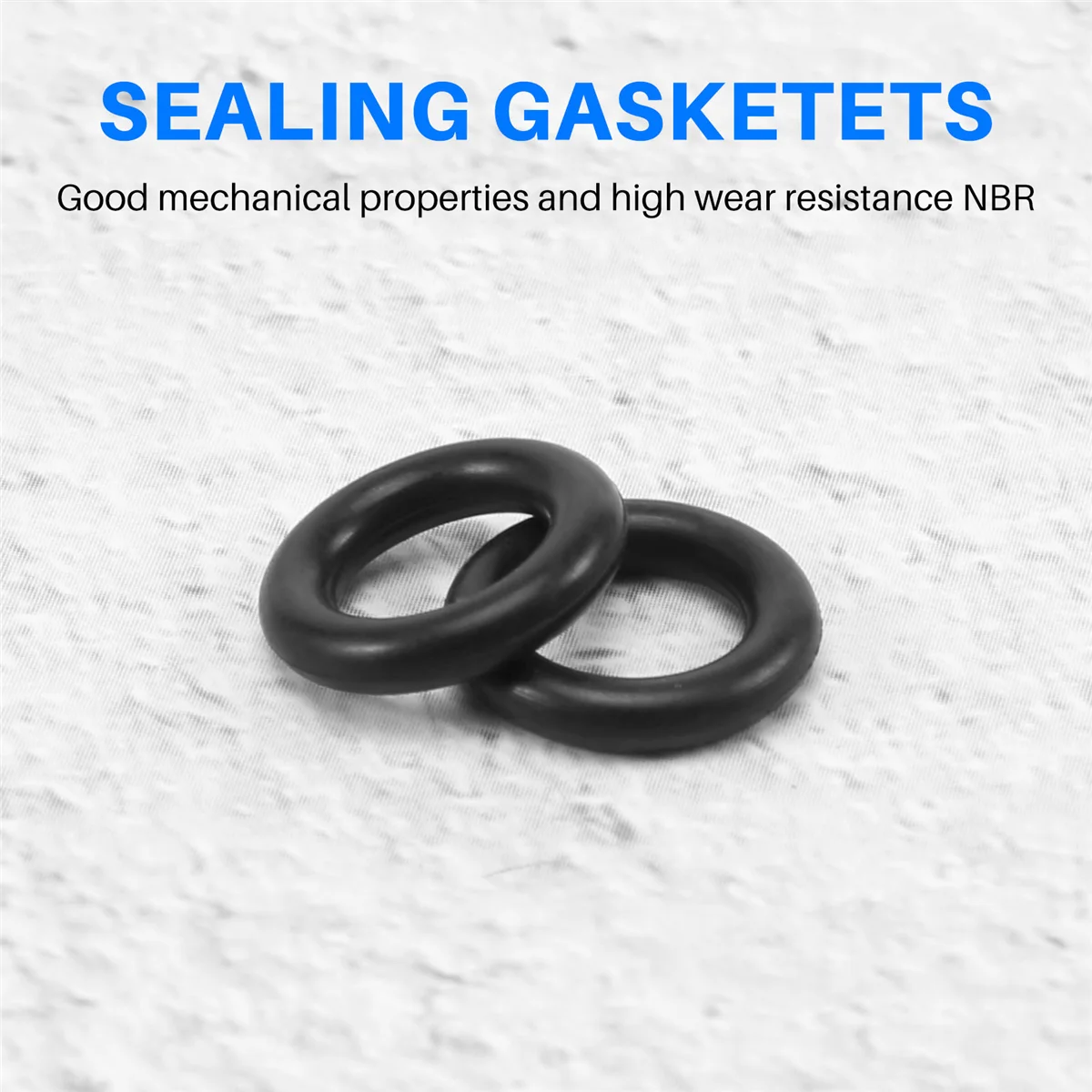 50 pezzi guarnizioni O-Ring in gomma nitrilica nera rondelle 12 mm x 2,5mm x 7 mm