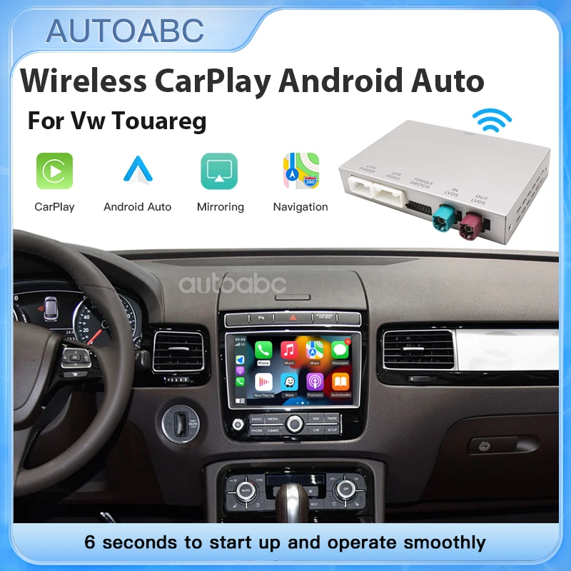 CarPlay Wireless Android Auto for VW Touareg, 8