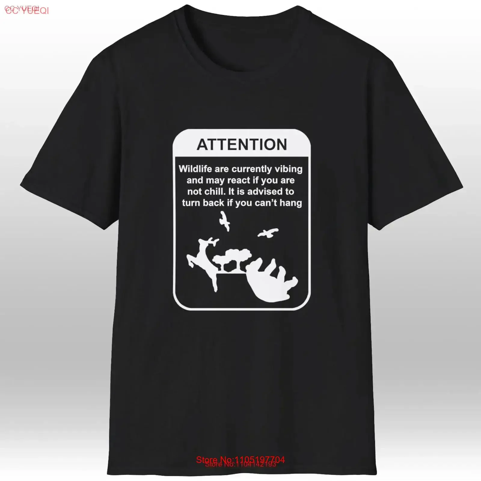 

Футболка Wildlife Vibing, винтажная, универсальная, растянутая, модная, унисекс, дышащая, удобная дизайнерская одежда, уличная одежда