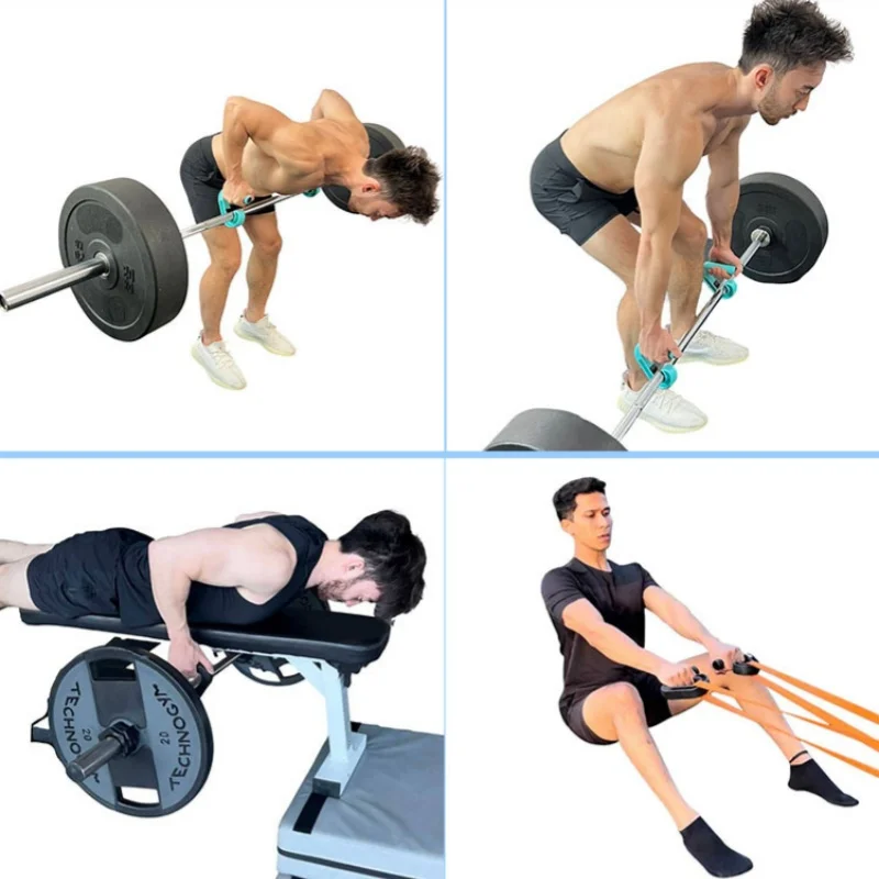 MKA سحب ما يصل قبضة اليد مريح هوك نوع اللياقة البدنية مقبض الصالة الرياضية Deadlift سحب أسفل القبضات تنوعا الأوزان الدورية قدم التمارين #5