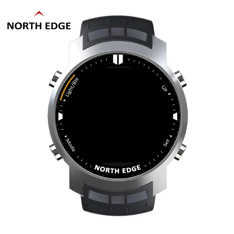 North Edge Smart Watch Sports Metal Watch Heart Rate Waterproof Swimming Bluetooth Watch Calories Consumption Tactical Watch