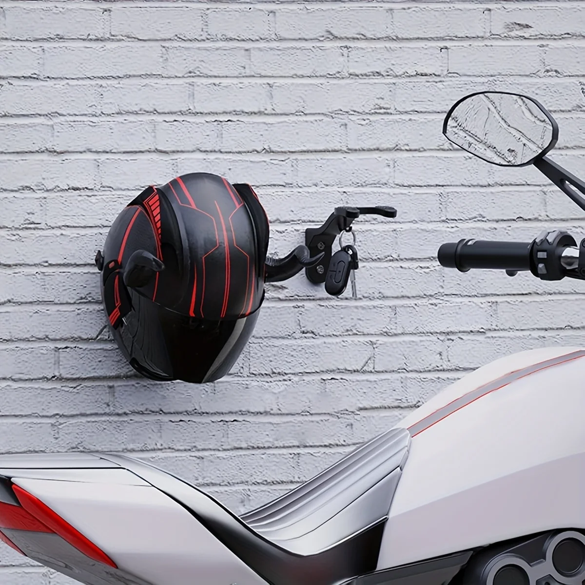 Durable Motorcycle Helmet Hook Racks Multipurpose Hook Hanger Wall Mount Hook For YAMAHA BMW HONDA KAWASAKI SUZUKI CFMOTO