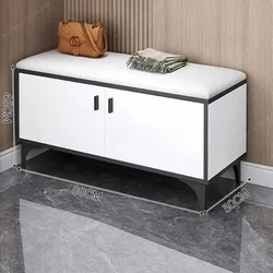 Modern Shoes Organizers Storage Bench Seat Space Saving Stand Shoe Shelves Mobile Display Armoires De Salon Home Furnitures