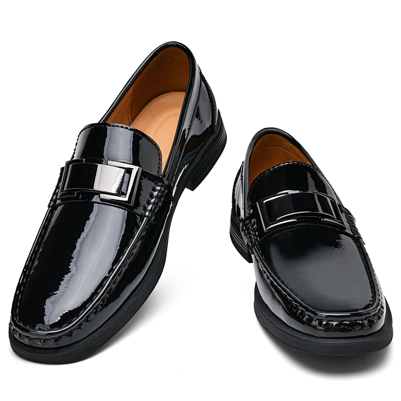 

Men's Leather Shoes Casual Comfort Slip-on Loafer Soft Penny Loafers Lightweight Driving Shoes Comfortable Men Shoes