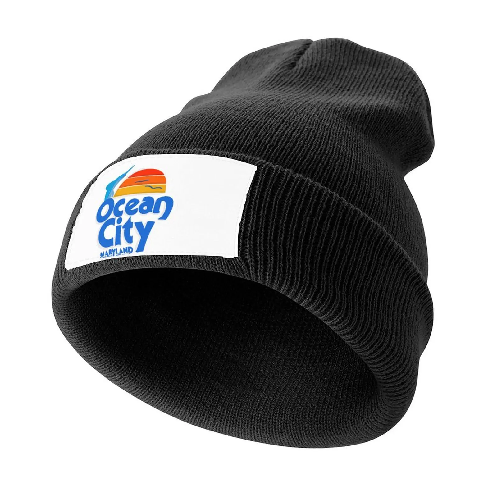 

Ocean City MD Knitted Cap Ball Cap Hood |-F-| Men's Women's