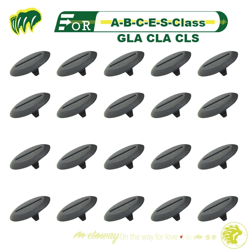 20pcs Buckles For A-Class B-Class C-Class E-Class S-Class GLA CLA CLS Lower Skirt Edge Buckle Lower Edge Beam Buckle