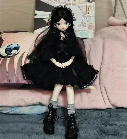Комплект одежды для куклы Blythe  Готическое платье
