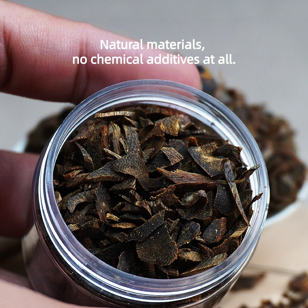 

High-Oil Kyara Agarwood Tree Nugget Slices Chips - Premium Incense Material for Indirect Heating, Rich Oil Agarwood Raw Material