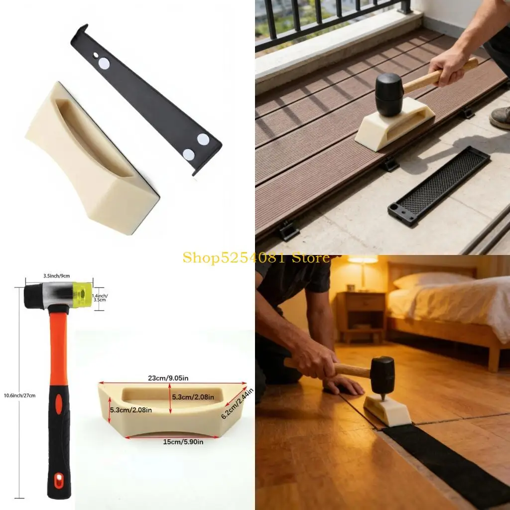 AXYC Flooring Crack Repair Reusable Pad For Hardwood And Laminate Floor Alignment