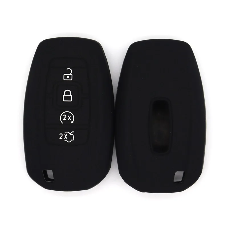 

Suitable for old Lincoln smart 4-button car key protection bag silicone multi-color