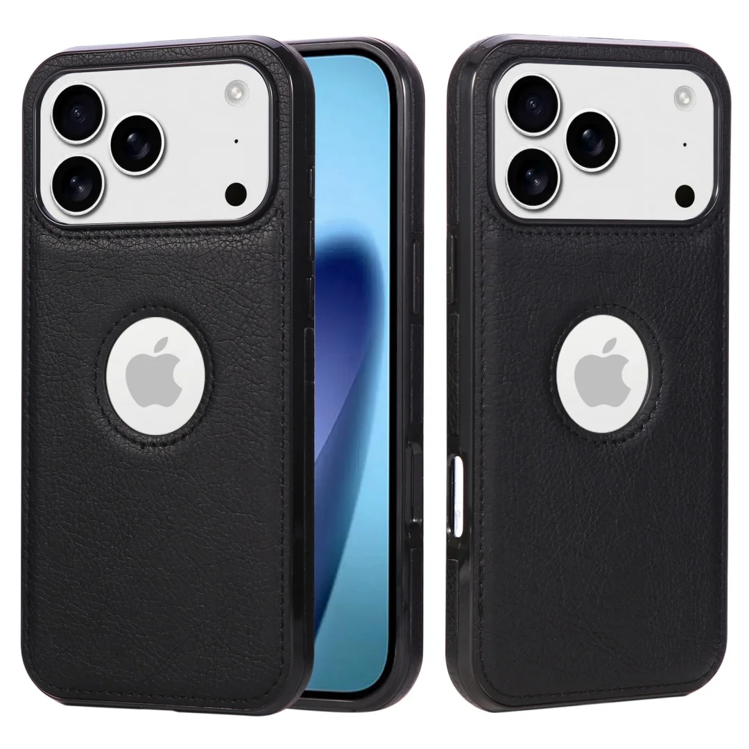 Luxuriöse Business-Handyhülle aus hochwertigem PU-Leder für iPhone 17 Air 16 15 14 Plus 13 12 Mini 11 Pro Max XS XR 7 8 Abdeckung