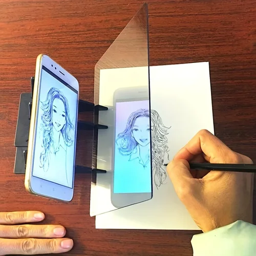 Tablero de dibujo óptico transparente, tablero de trazado óptico portátil, tablero de dibujo de imagen, proyector de dibujo de trazado, tablero de pintura óptica