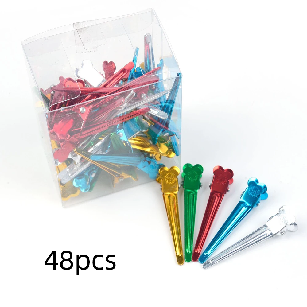 96-teiliges Haarklammern-Set Metall-Frisierclips Friseur-Styling-Werkzeuge Haarteilungs-Haarschmuck für Salons – Detail 6