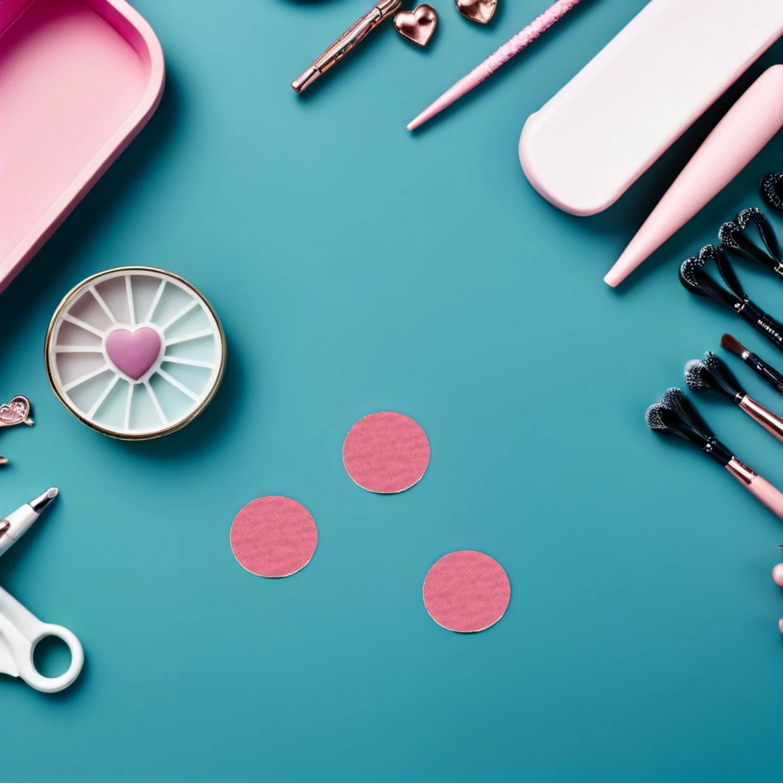 

200pcs Nail Sanding Discs 80 120 180 Grit Replacement For Foot File Grinder Dead Skin Removal Pedicure Manicure Care Set