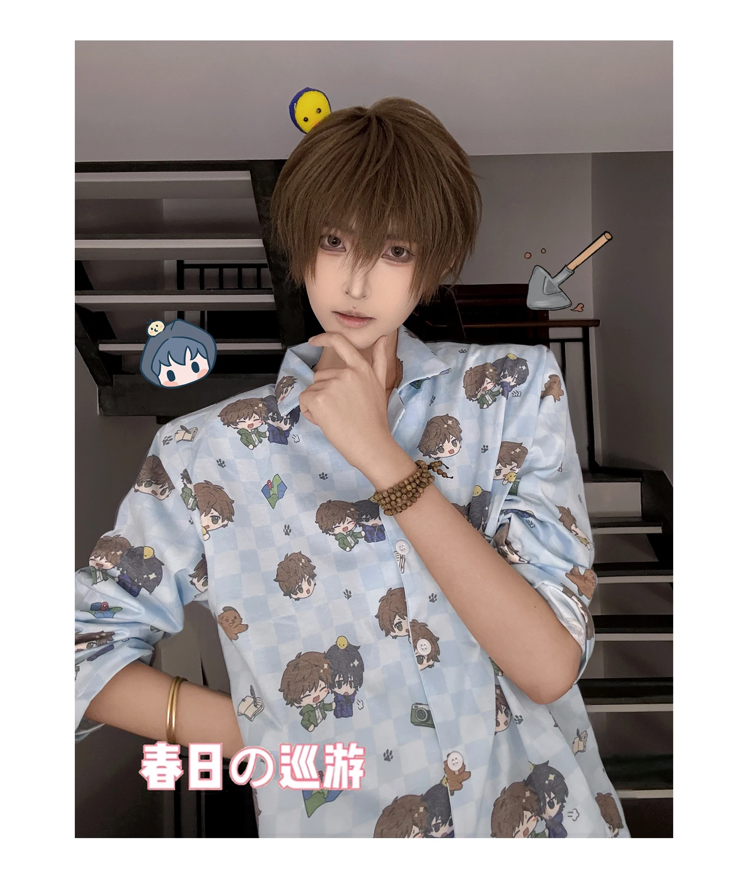 

The Graver Robbers' Chronicles Wu Xie аниме косплей мультфильм вязаные хлопковые брюки с длинными рукавами пижамный комплект аксессуары Рождественский подарок