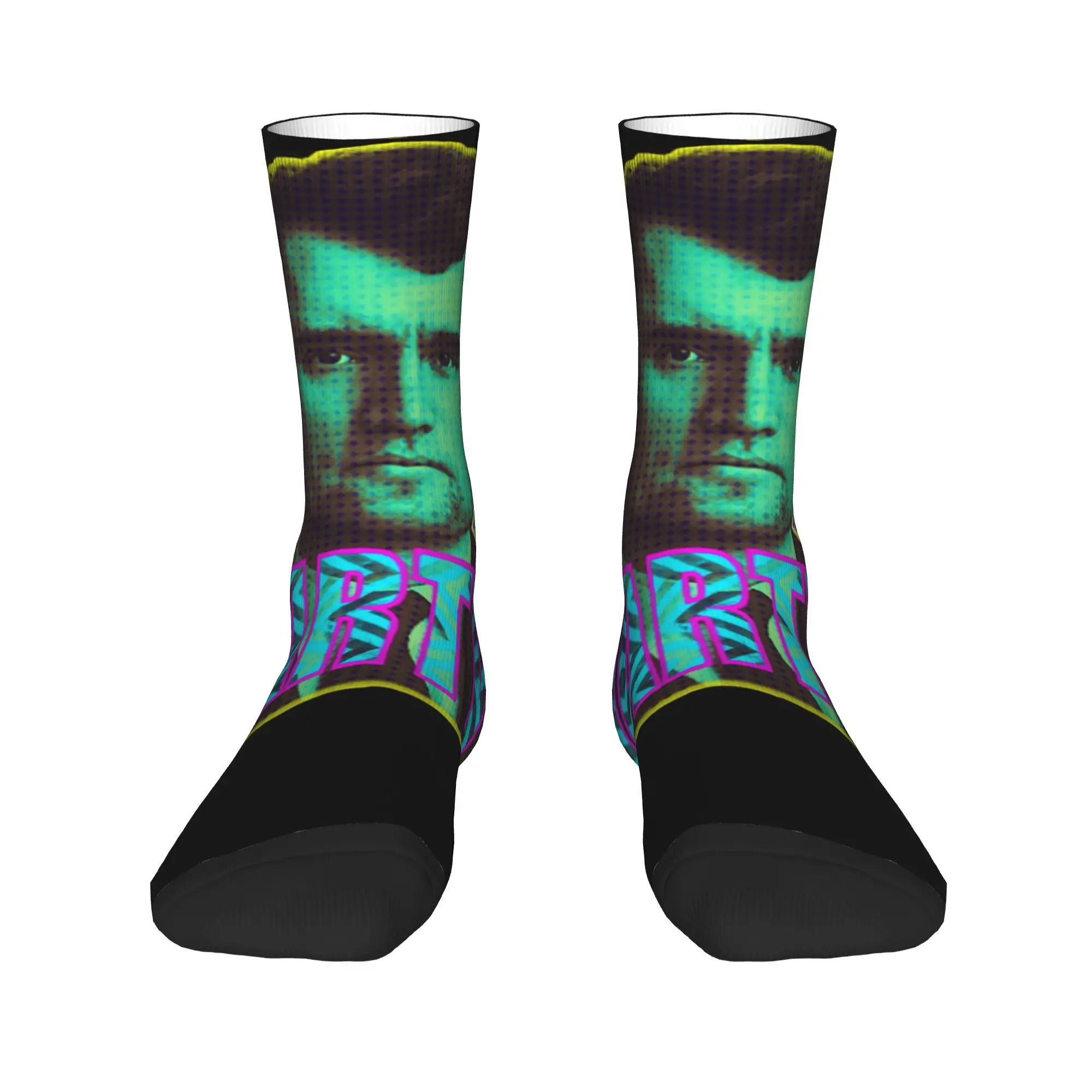 Charlie Kirk 진정한 애국자 양말 그래픽 스타킹 미끄럼 방지 남여 공용 남성 양말 품질 가을 캐주얼 야외 양말