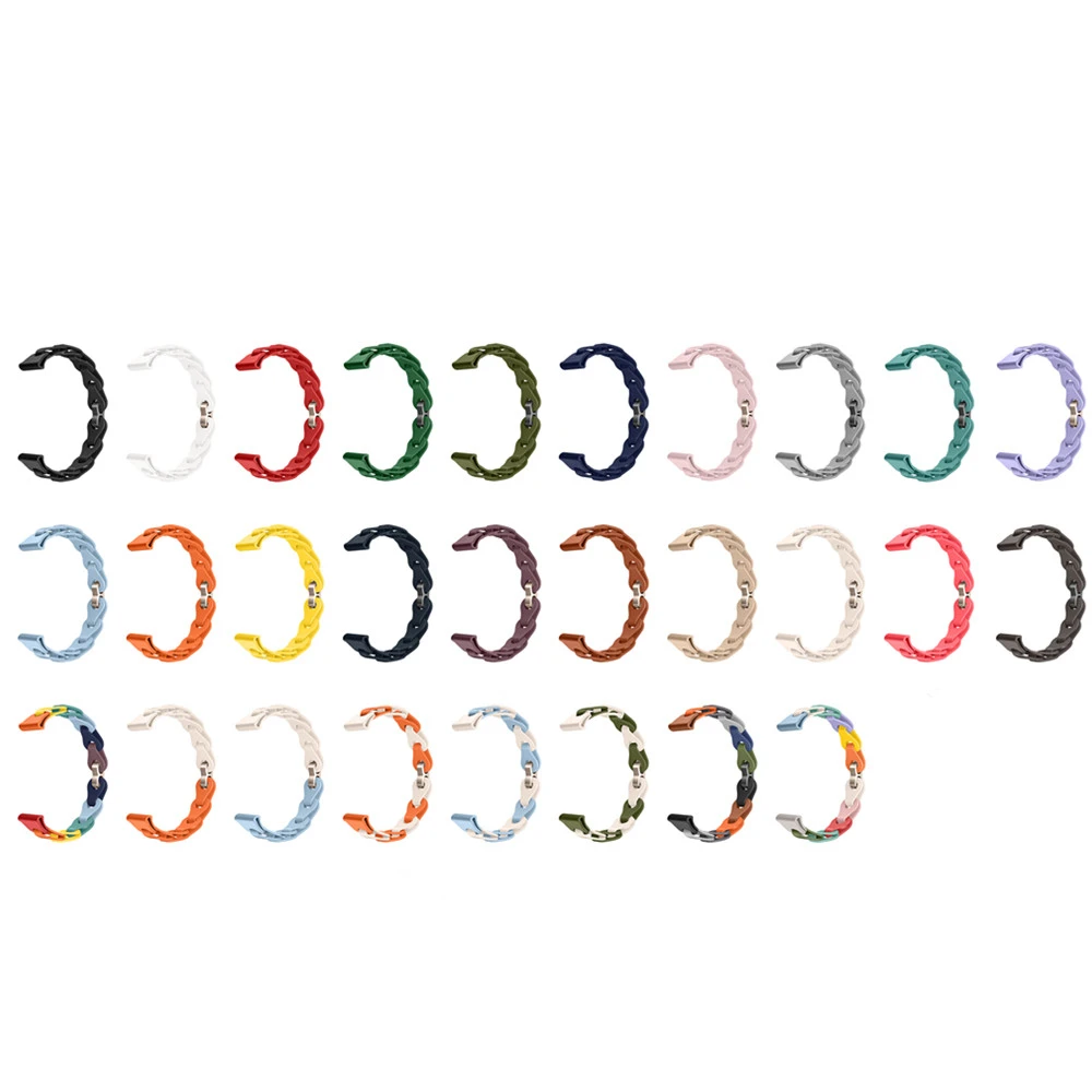 สายกลวงแฟชั่นใหม่18มม. สำหรับนาฬิกา Huawei GT4นาฬิกาข้อมือ41มม. สายซิลิโคนกำไลข้อมือเปลี่ยนได้