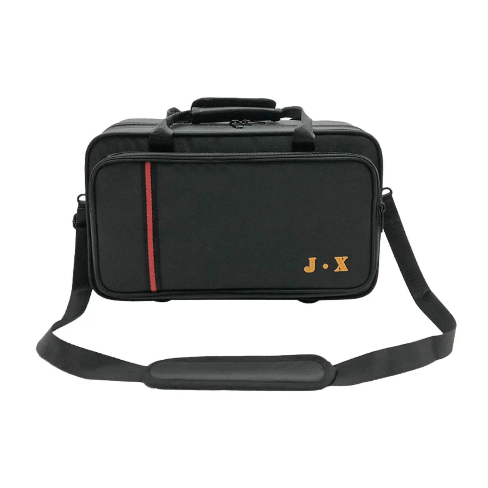 BB Clarinet Carrying Case Padded Handle with Exterior Pocket Music Instrument