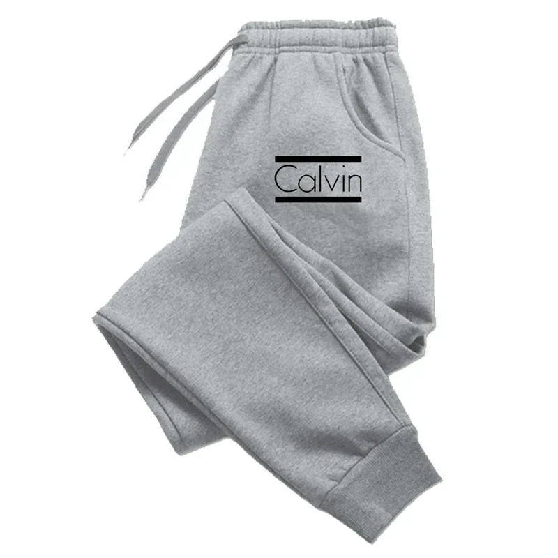 

2026 New Model High-Quality Men's and Women's Simple Letter-Printed Denim Joggers for Casual Winters and Autumn Sports Pants