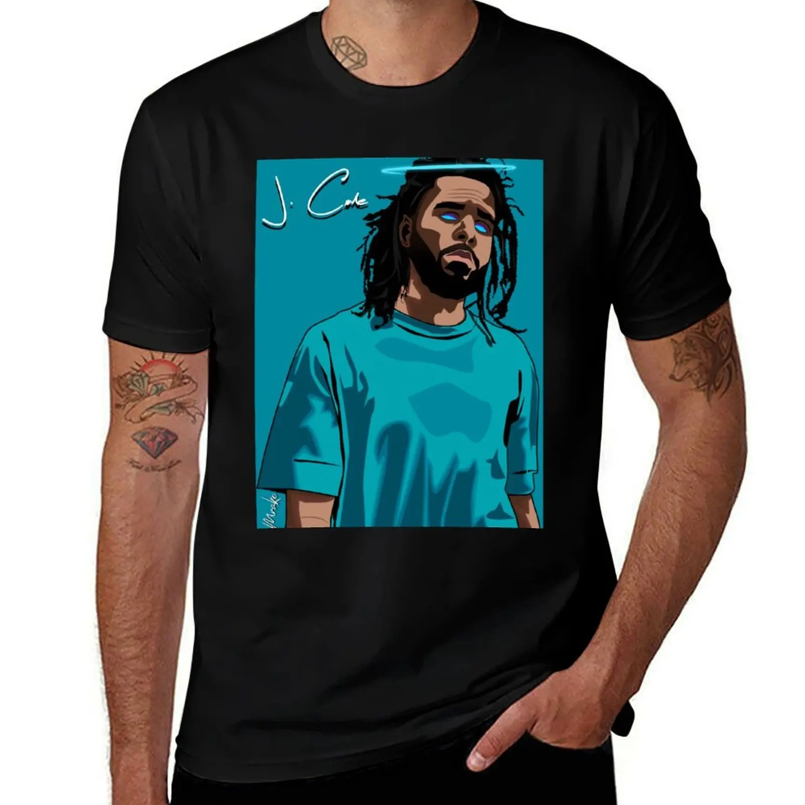 

J. Cole T-Shirt man t shirt luxury funny t shirts dark humor t shirts for man graphic tees T-shirt