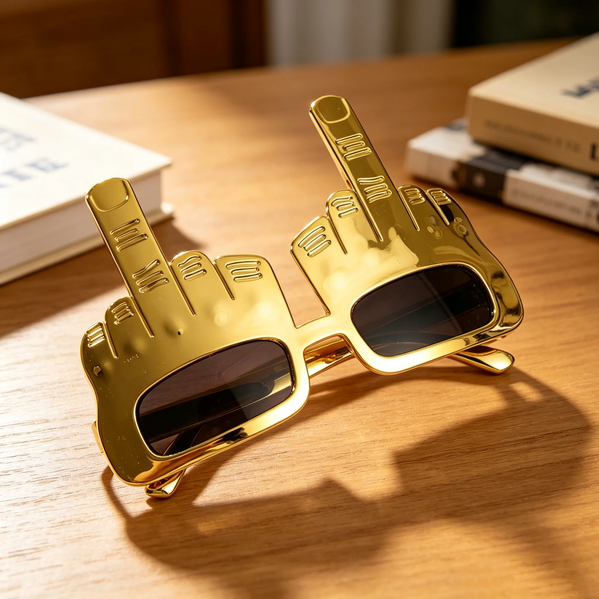 Kreative Vertikale Mittelfinger-Brille, Dekorative Requisiten, Lustige Sonnenbrille, Tanzparty-Requisiten, für Aufführungen, Selfies, Brille – Detail 6
